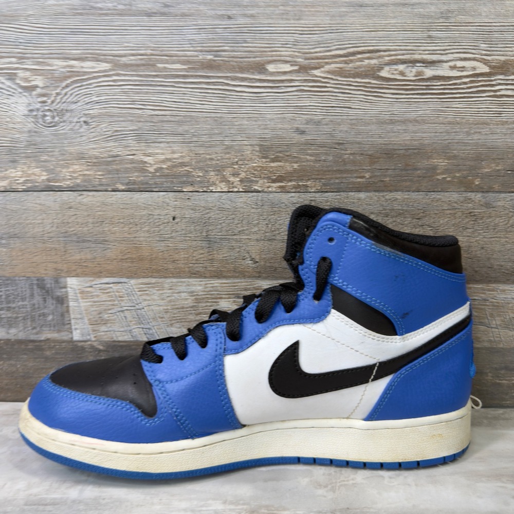 Nike Air Jordan 1 Retro Rare Air Soar Blue Hyper Royal Boys Size 6.5Y Sneakers - Picture 7 of 11